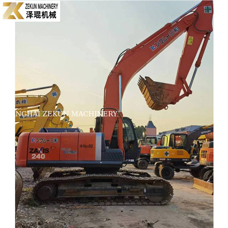24 тонны Использованный экскаватор Hitachi ZX240 Оригинальный гидравлический клапан 132KW ZX60 ZX70 ZX120