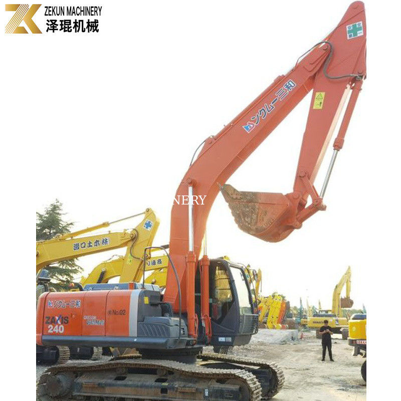 24 тонны Использованный экскаватор Hitachi ZX240 Оригинальный гидравлический клапан 132KW ZX60 ZX70 ZX120