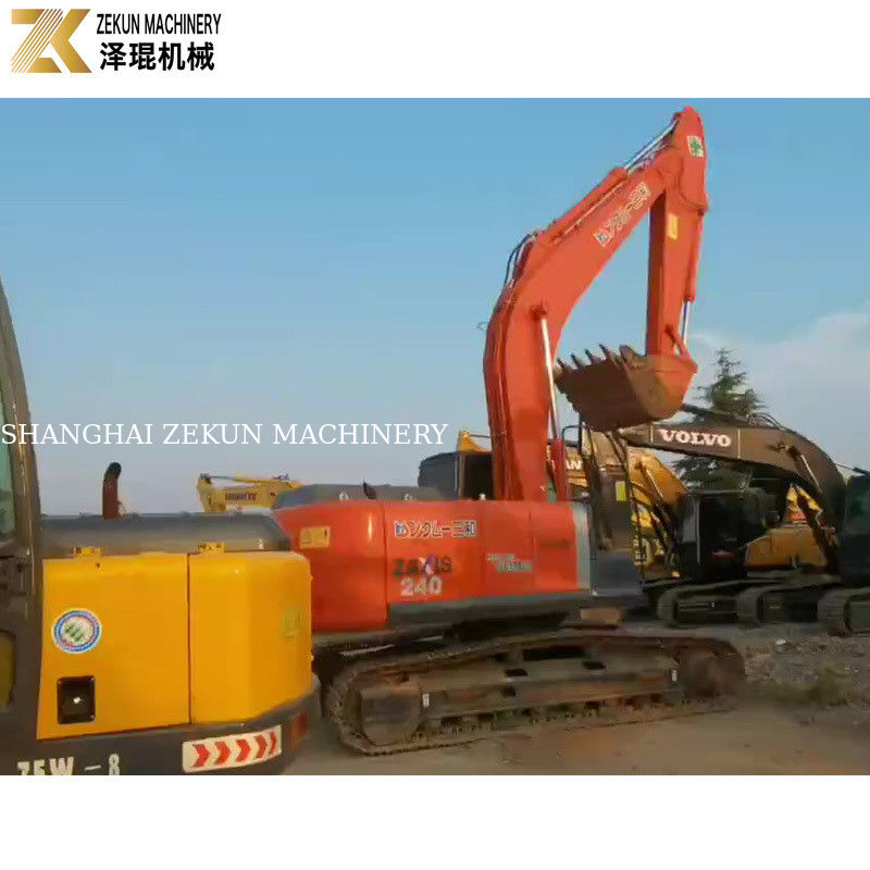24 тонны Использованный экскаватор Hitachi ZX240 Оригинальный гидравлический клапан 132KW ZX60 ZX70 ZX120