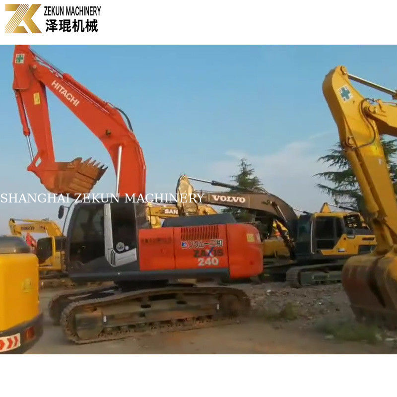 24 тонны Использованный экскаватор Hitachi ZX240 Оригинальный гидравлический клапан 132KW ZX60 ZX70 ZX120