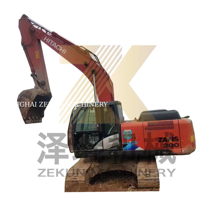 4475 Рабочие часы Использованный Hitachi ZX200 ZX200-3 ZX200-6 Crawler Excavator для строительства