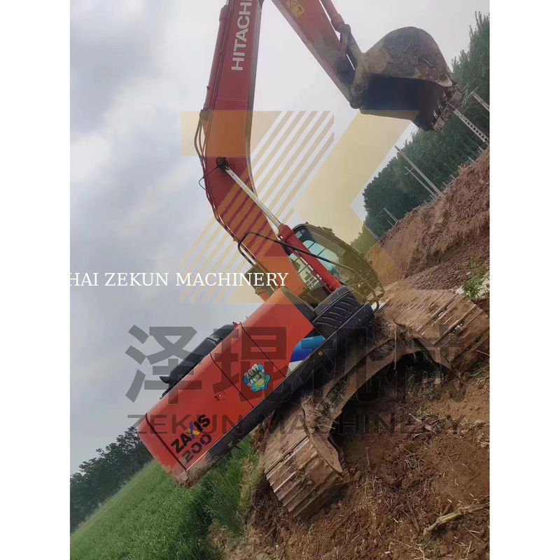 4475 Рабочие часы Использованный Hitachi ZX200 ZX200-3 ZX200-6 Crawler Excavator для строительства