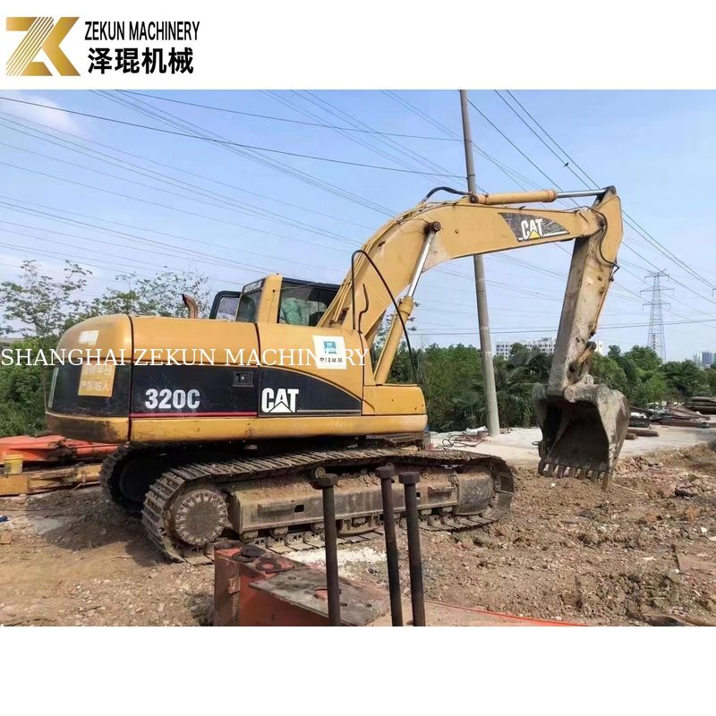 Опыт превосходного выкачки с CAT 320 экскаватор и его CAT гидравлический насос