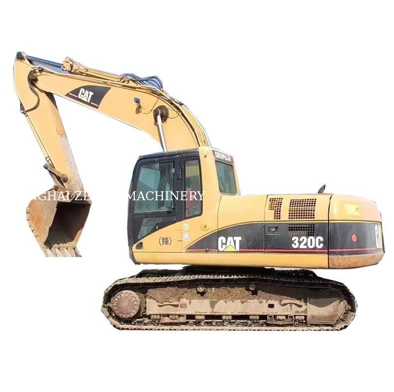 Полностью гидравлическая система используется CAT320C экскаватор высокой мощности для вашего бизнеса