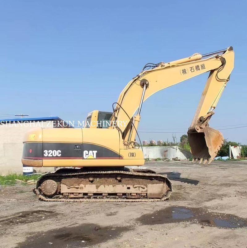 Полностью гидравлическая система используется CAT320C экскаватор высокой мощности для вашего бизнеса