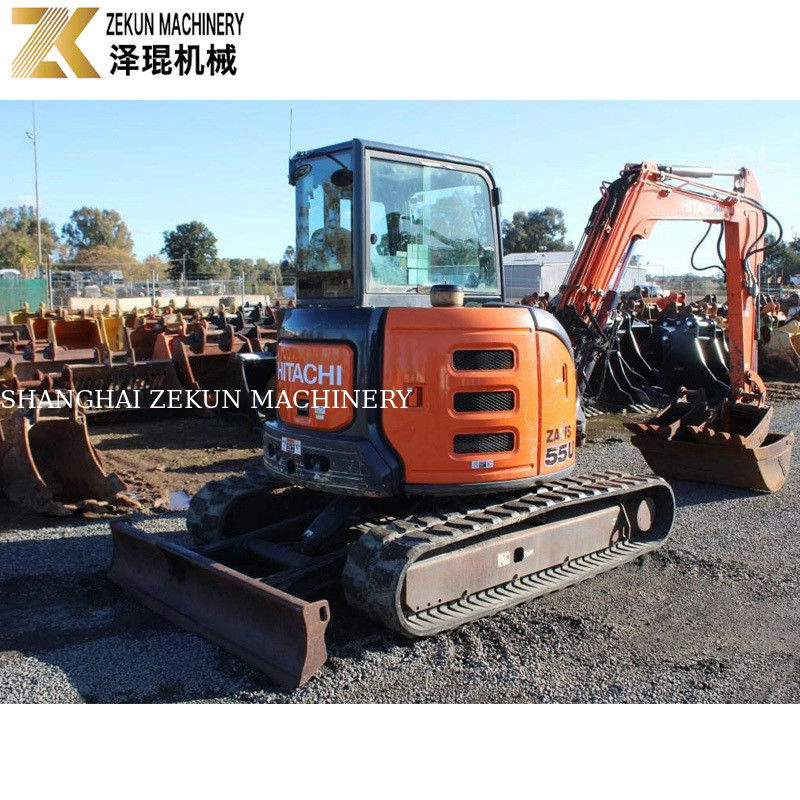 Двигающийся экскаватор типа Crawler-Type Hitachi ZX55-5A с вместимостью 0.19m3