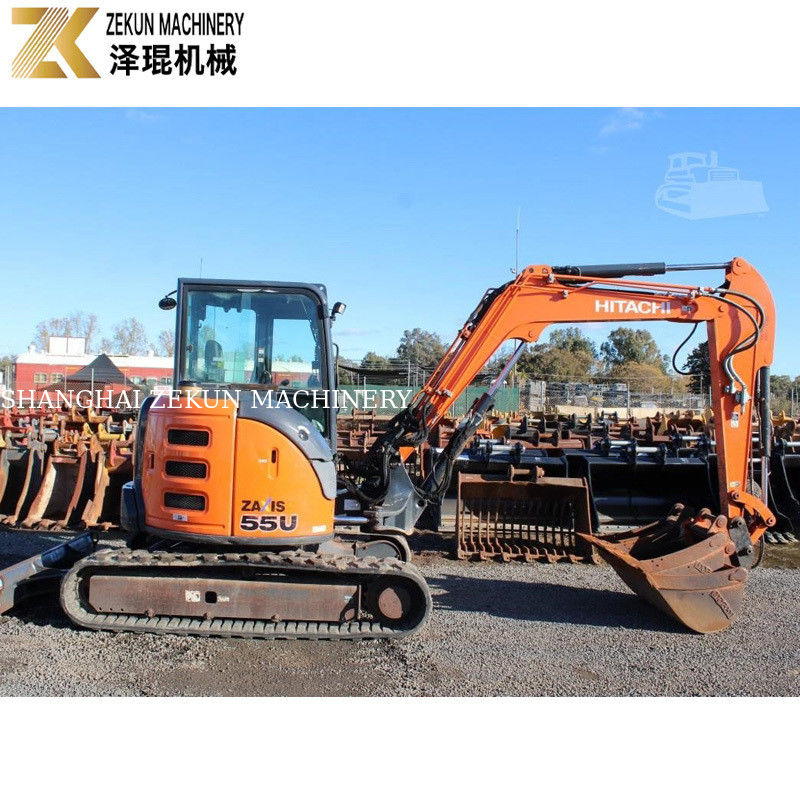 Двигающийся экскаватор типа Crawler-Type Hitachi ZX55-5A с вместимостью 0.19m3