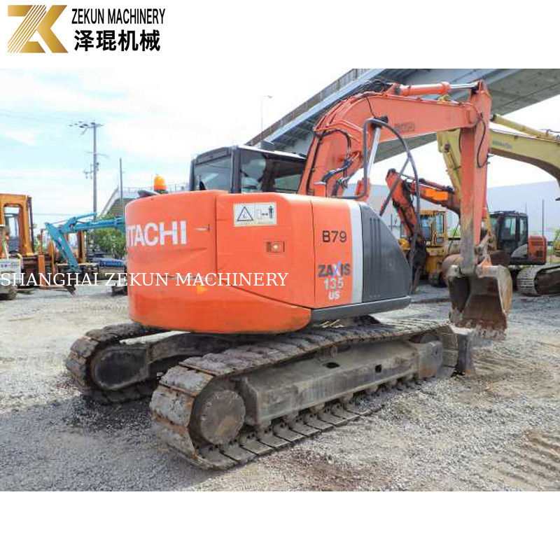 Оригинальный японский экскаватор Hitachi ZX135US с оригинальным гидравлическим насосом и ползучем