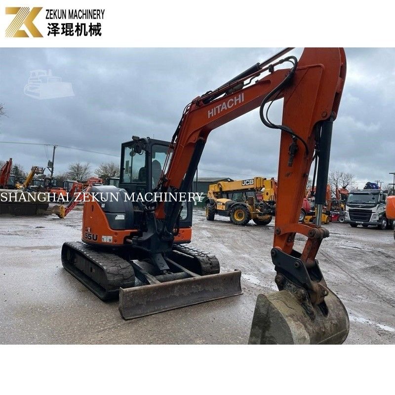 Использованный мини-экскаватор Hitachi ZX55U. Японский оригинал.