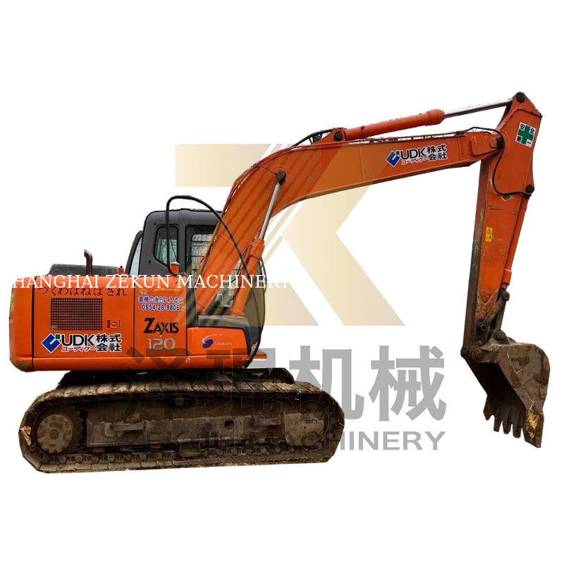 4001-6000 Рабочие часы Хитачи ZX120-6 Подержанный мини-экскаватор с двигателем ISUZU
