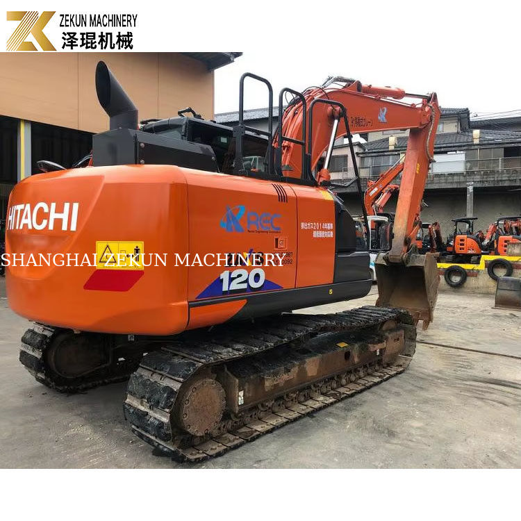 Экскаватор Hitachi ZX120-6 с оригинальным гидравлическим насосом и рабочей массой 12 тонн