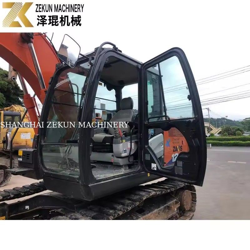 Экскаватор Hitachi ZX120-6 с оригинальным гидравлическим насосом и рабочей массой 12 тонн
