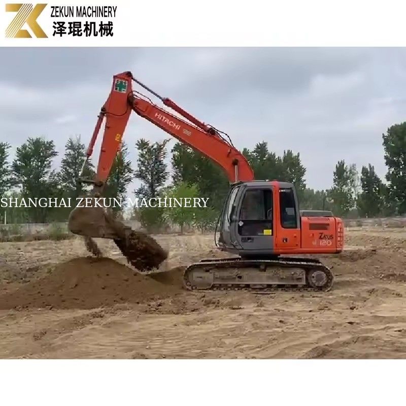 2012 Hitachi 120-2 экскаватор оригинальные детали и резиновые дорожки для копания