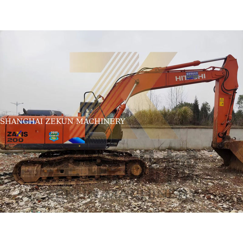 Использованный Hitachi ZX200-5 экскаватор 20 тонн оригинальный Япония для ваших строительных нужд
