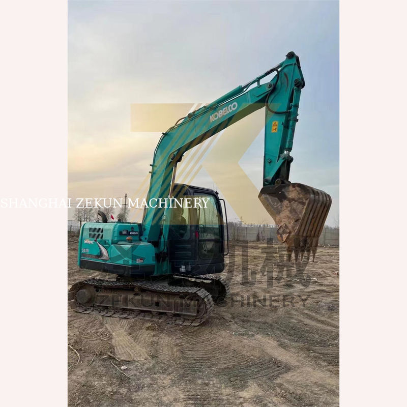 Использованный экскаватор Kobelco SK75-8 в отличном состоянии для продажи в Шанхае