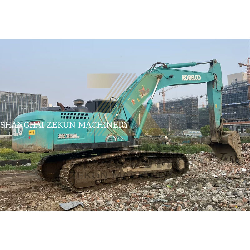 В хорошем состоянии Kobelco SK350LC 8 экскаватор с емкостью в 1,6 м3 и двигателем HINO