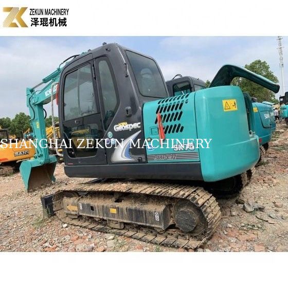 7-тонный мини-экскаватор Kobelco SK 75 SR UR с двигателем ISUZU и оригинальным гидравлическим насосом