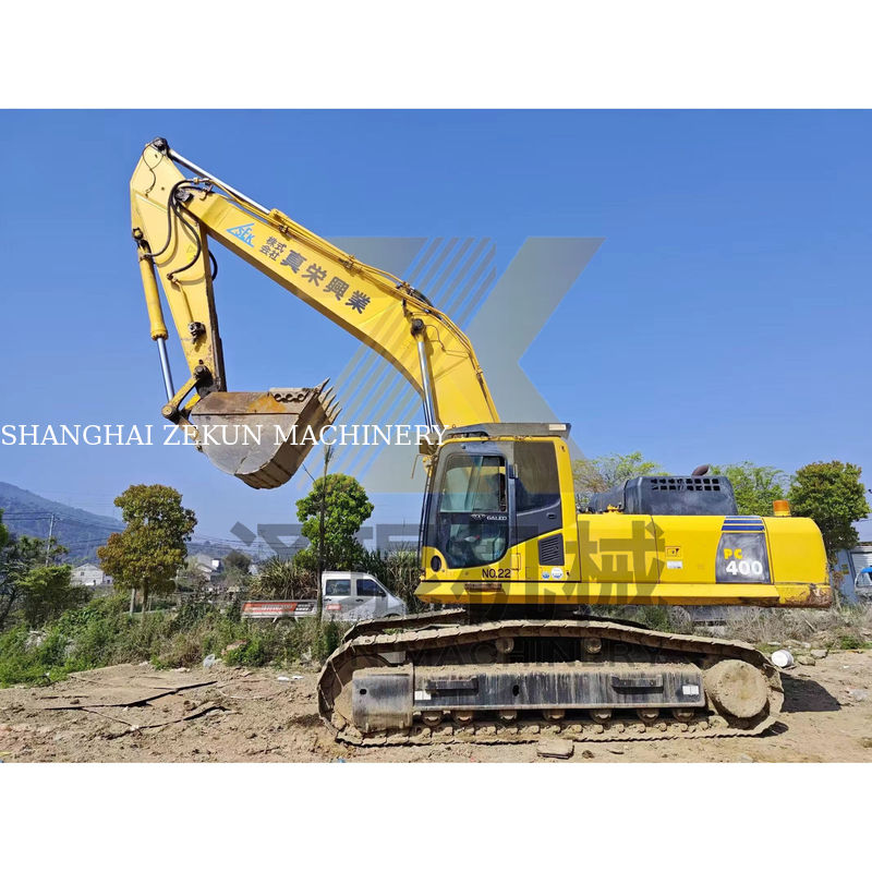 40 тонн экскаватор использовался Komatsu PC400-7 Кавальщик в Шанхае 4000-6000 рабочих часов
