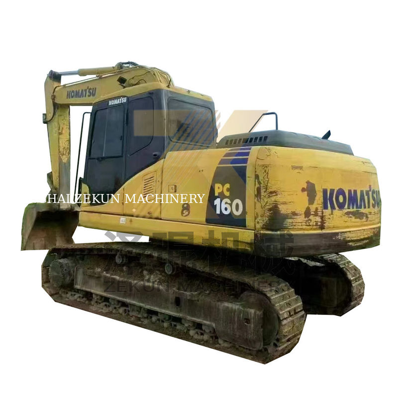 Komatsu PC160 16-тонный экскаватор оригинальная подержанная машина с низким рабочим временем в Японии