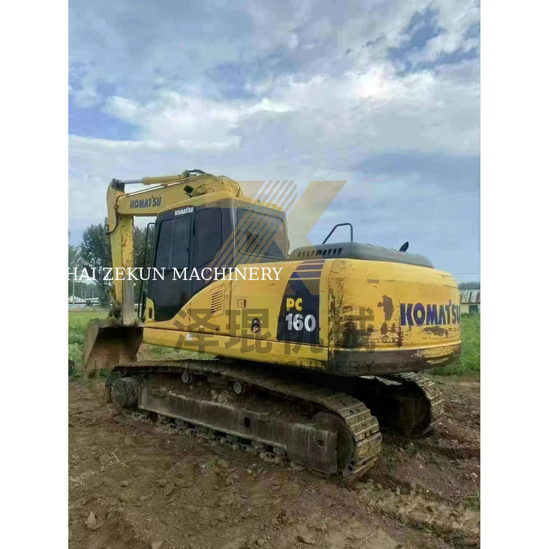 Komatsu PC160 16-тонный экскаватор оригинальная подержанная машина с низким рабочим временем в Японии