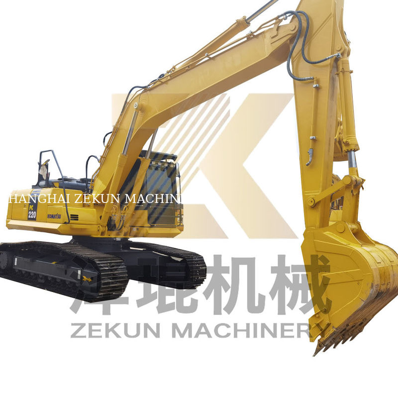 Использованный экскаватор Komatsu 220 PC220 емкостью 1 м3 и 1050 рабочими часами