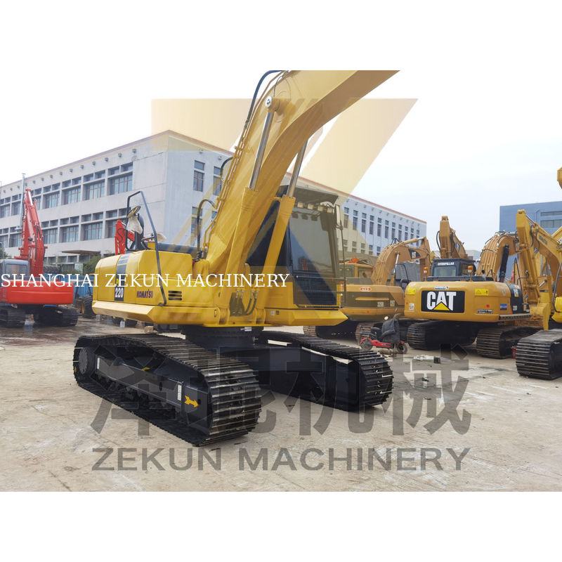 Использованный экскаватор Komatsu 220 PC220 емкостью 1 м3 и 1050 рабочими часами