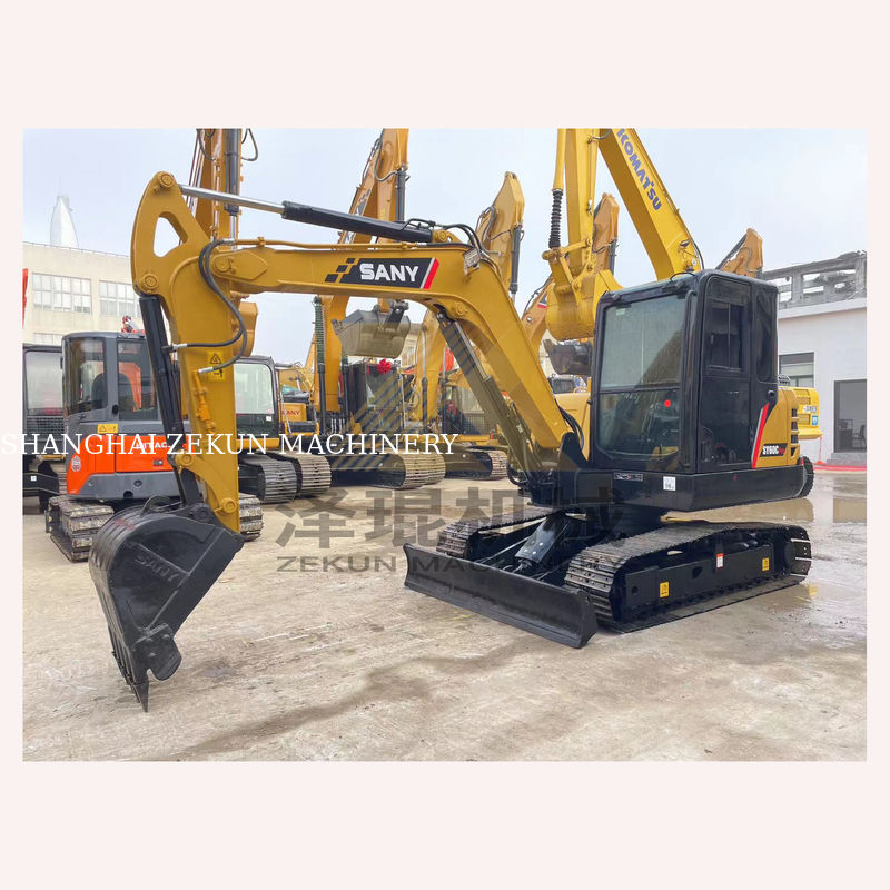 Использованный экскаватор Sany SY60C Pro 60C с отличными характеристиками и рабочими часами 0-2000