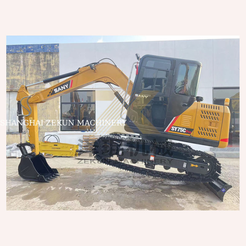 7500 кг Sany SY75C Pro экскаватор Идеальное сочетание мощности и эффективности