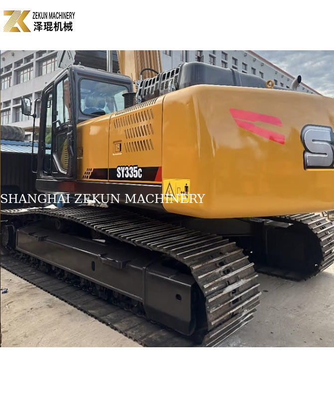 Sany 335 экскаватор с и в хорошем состоянии рабочее время 1690 емкость ведра 1,5 м3