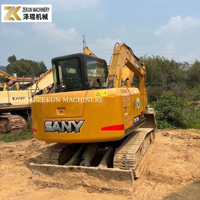 Используемый 7,5 тонны Sany 75C экскаватор SY75C-8 SY75C PRO для ваших строительных проектов