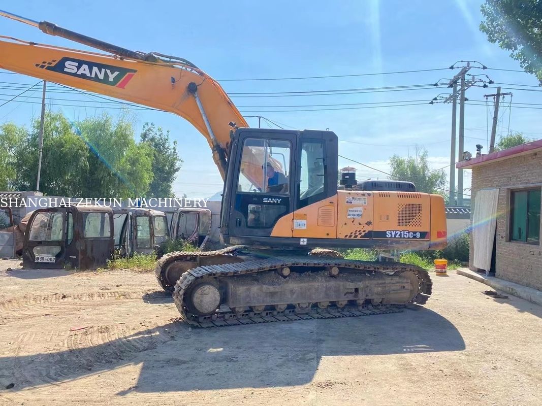 Использованный 21тонный экскаватор Sany SY215C-9 SY215C PRO для тяжелого строительства