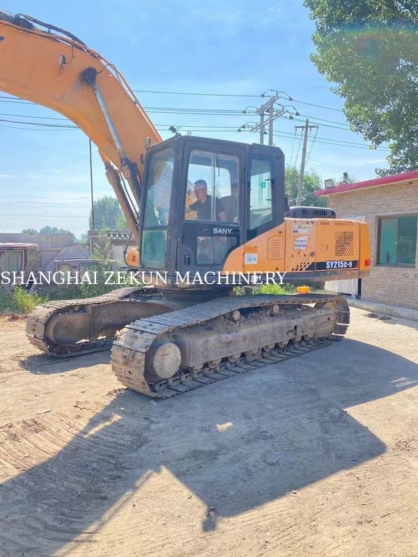 Использованный 21тонный экскаватор Sany SY215C-9 SY215C PRO для тяжелого строительства