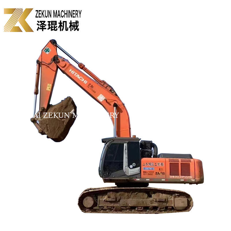 В хорошем состоянии использованный экскаватор HITACHI ZX350-3 с рабочей массой 35 тонн двигатель ISUZU