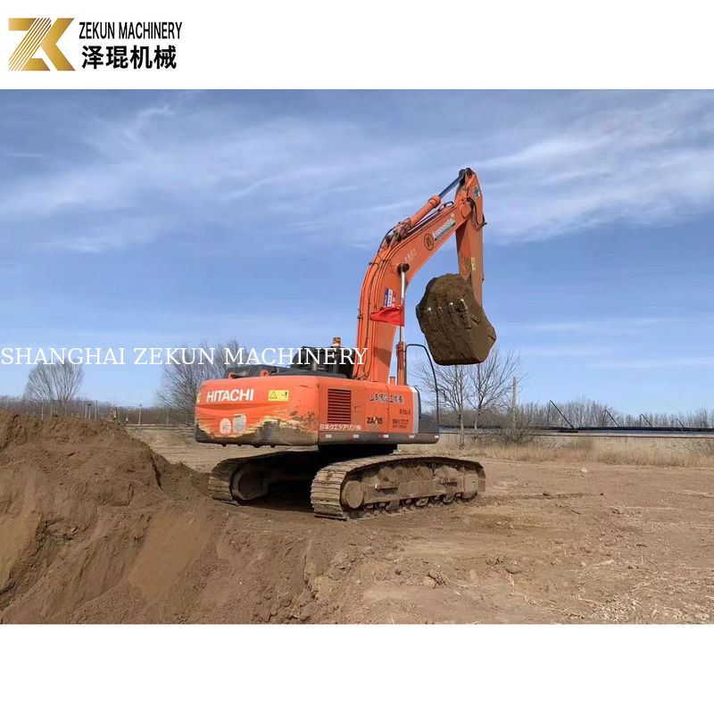 В хорошем состоянии использованный экскаватор HITACHI ZX350-3 с рабочей массой 35 тонн двигатель ISUZU