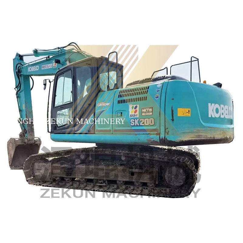 Использованный экскаватор Kobelco SK200-8 с низким рабочим временем объемом 20 тонн из Японии