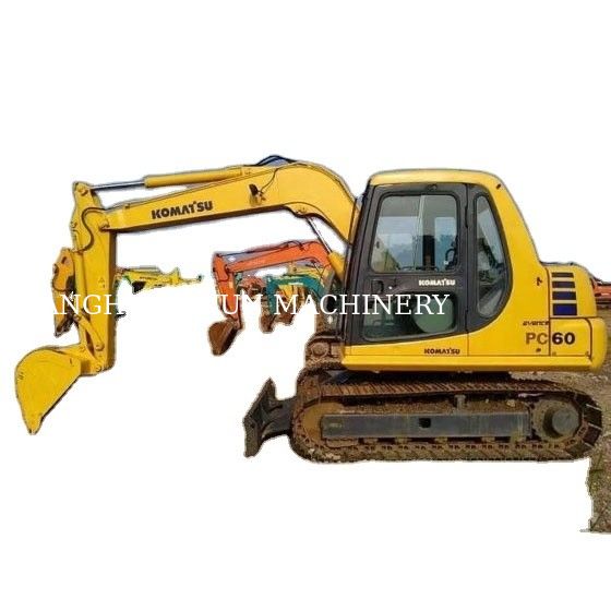 Подержанный экскаватор Komatsu PC60-7 оригинальный из Японии 2 тонны рабочая масса подержанный мини-кашильщик