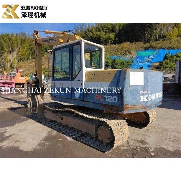 Маленький гидравлический экскаватор весом 12800 кг Komatsu PC 120-5 в хорошем состоянии