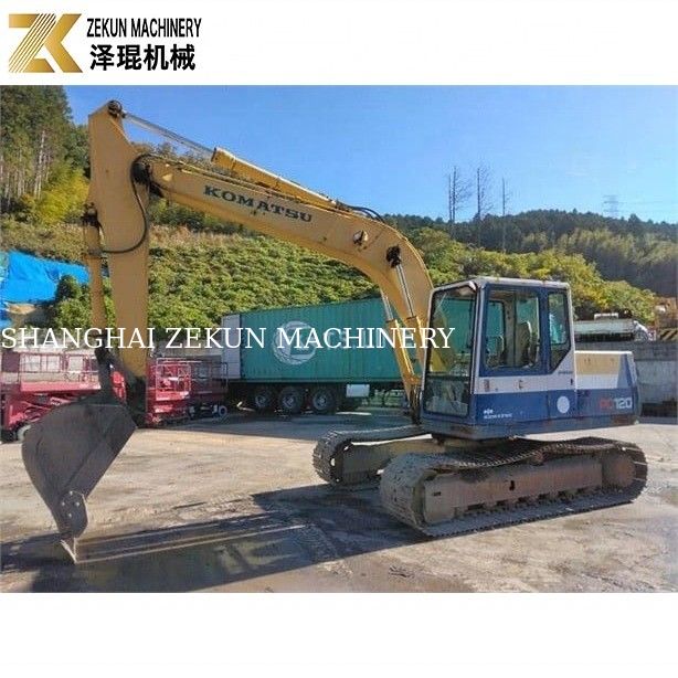 Маленький гидравлический экскаватор весом 12800 кг Komatsu PC 120-5 в хорошем состоянии
