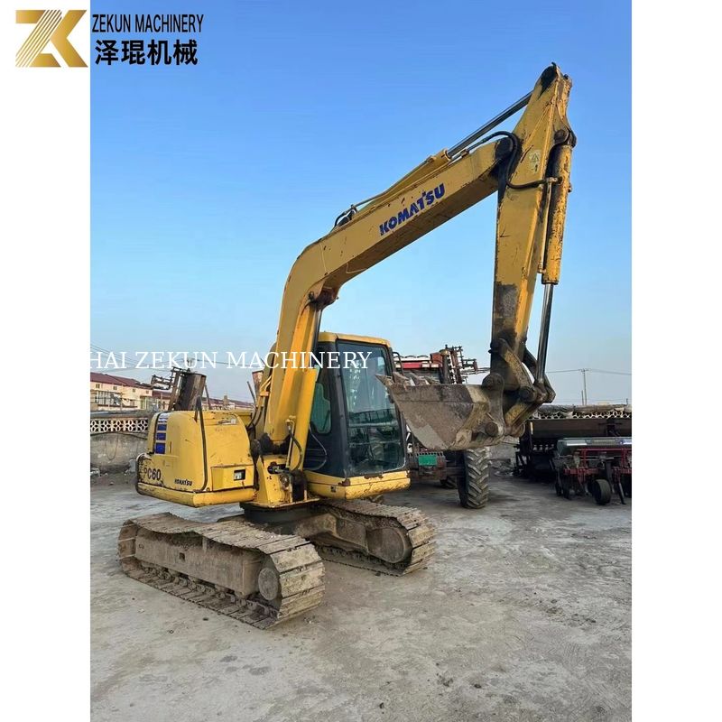Использованная Япония Komatsu PC60-7 6Тонная экскаватор с движущимся типом
