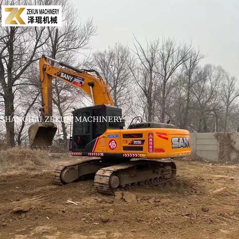 Использованный Sany SY215C Pro экскаватор средний размер полётник с 1.2M3 ведро