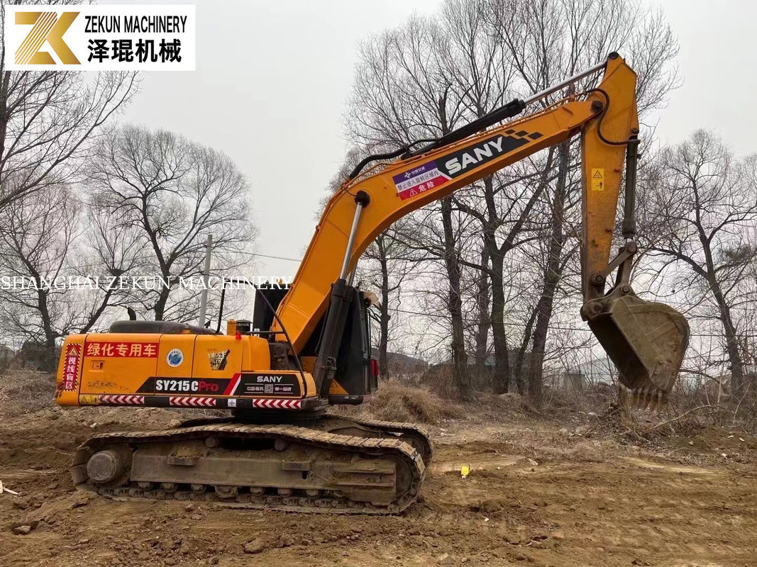 Использованный Sany SY215C Pro экскаватор средний размер полётник с 1.2M3 ведро