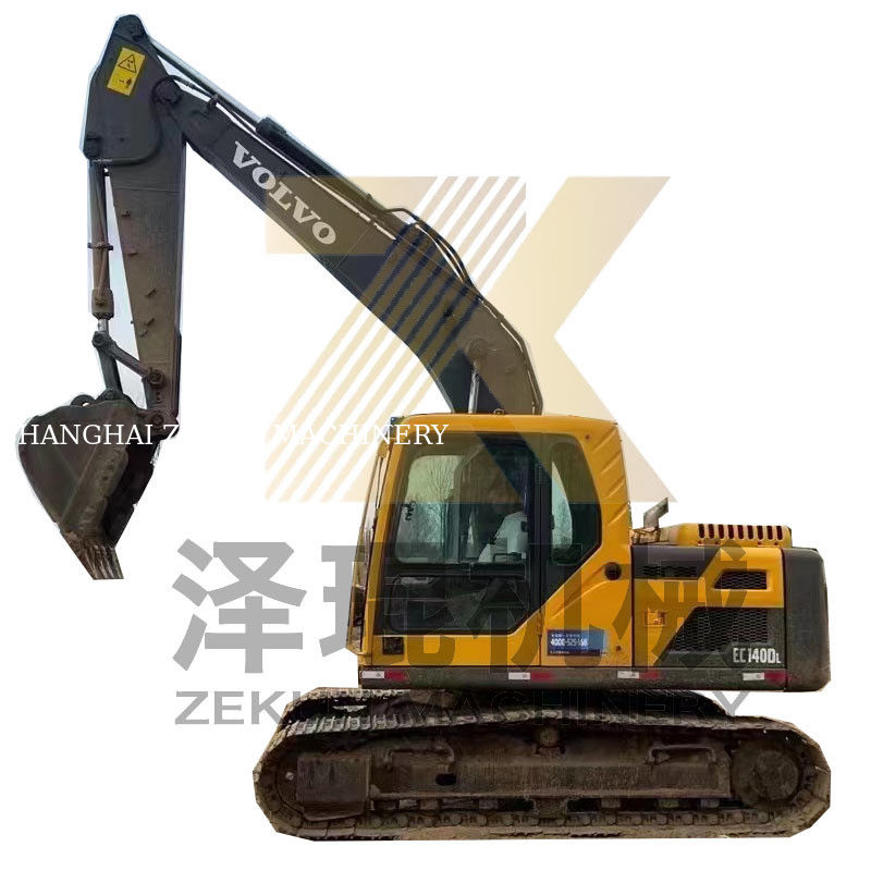 Машины для перемещения земли Использованный экскаватор Volvo EC140 с гидравлическим клапаном