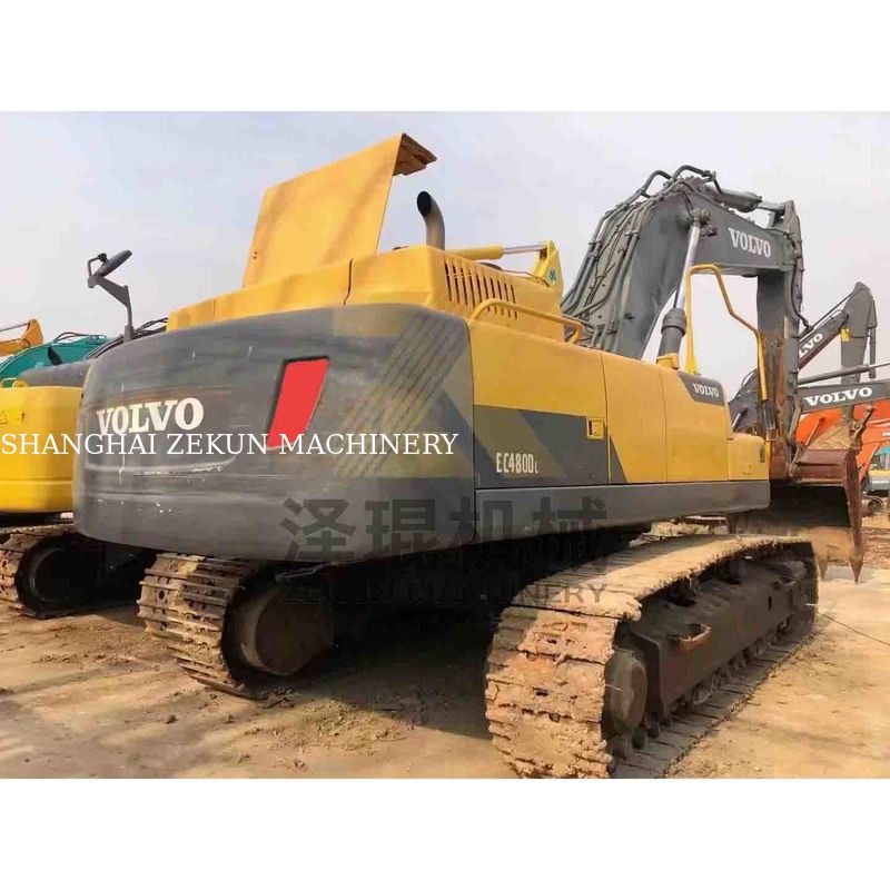 Эксплуатационный экскаватор Volvo Ec480dl с 4600 рабочими часами и другим гидравлическим цилиндром