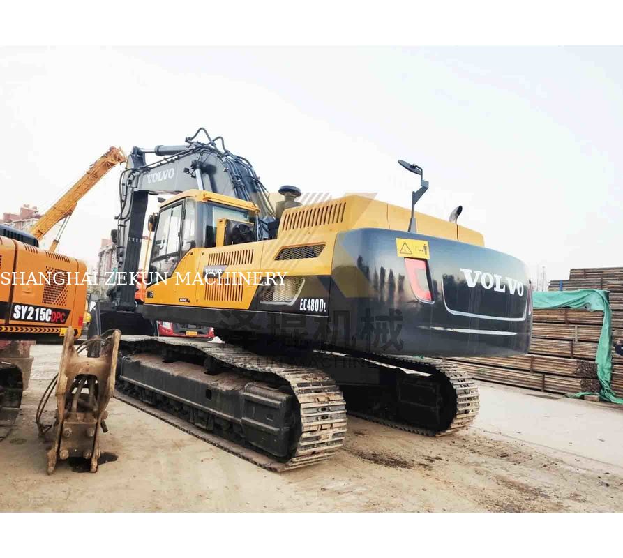 Использованный экскаватор VOLVO EC480DL мощностью 270 кВт и емкостью 1,77 3,8 м3