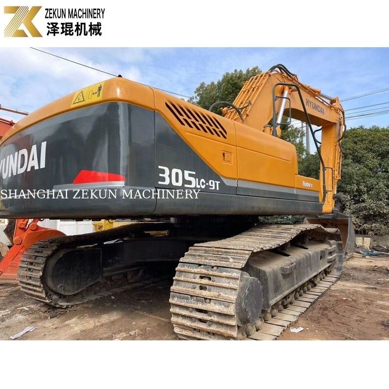 30-тонный использованный экскаватор Hyundai R305 для строительства дорог
