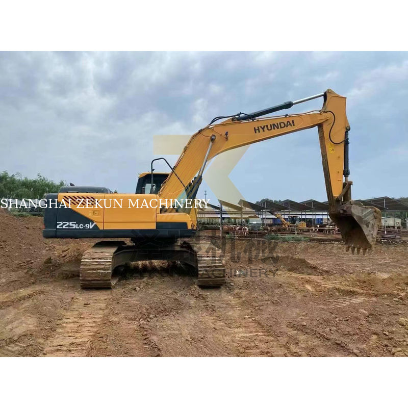 Подержанный экскаватор HYUNDAI 225LC-9S мощностью 112KW оригинальный запас в Корее
