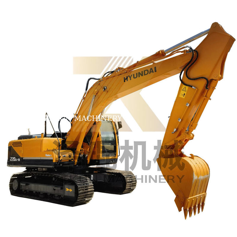 Оригинальный 2019 года Hyundai 220 220-9 Digger с рабочей массой 22 тонны