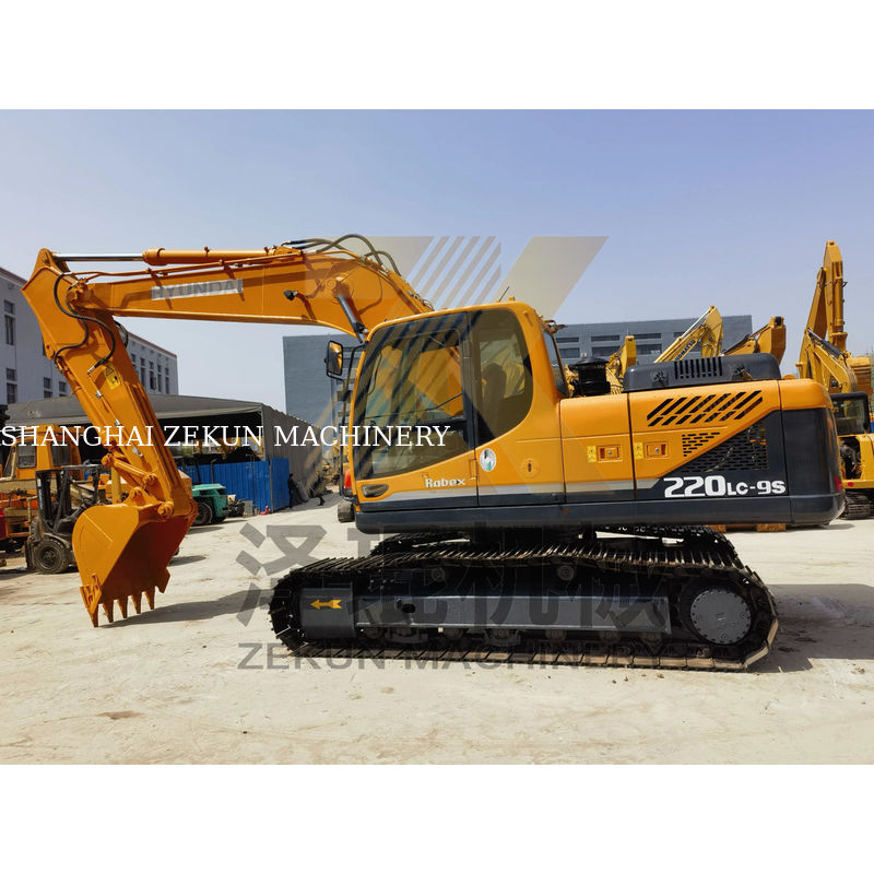 Оригинальный 2019 года Hyundai 220 220-9 Digger с рабочей массой 22 тонны