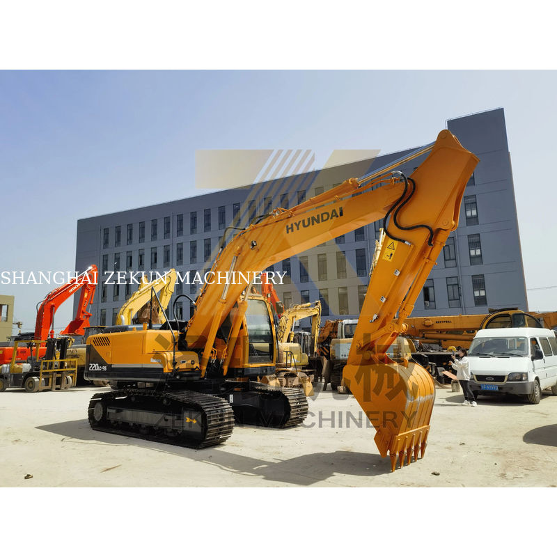 Оригинальный 2019 года Hyundai 220 220-9 Digger с рабочей массой 22 тонны