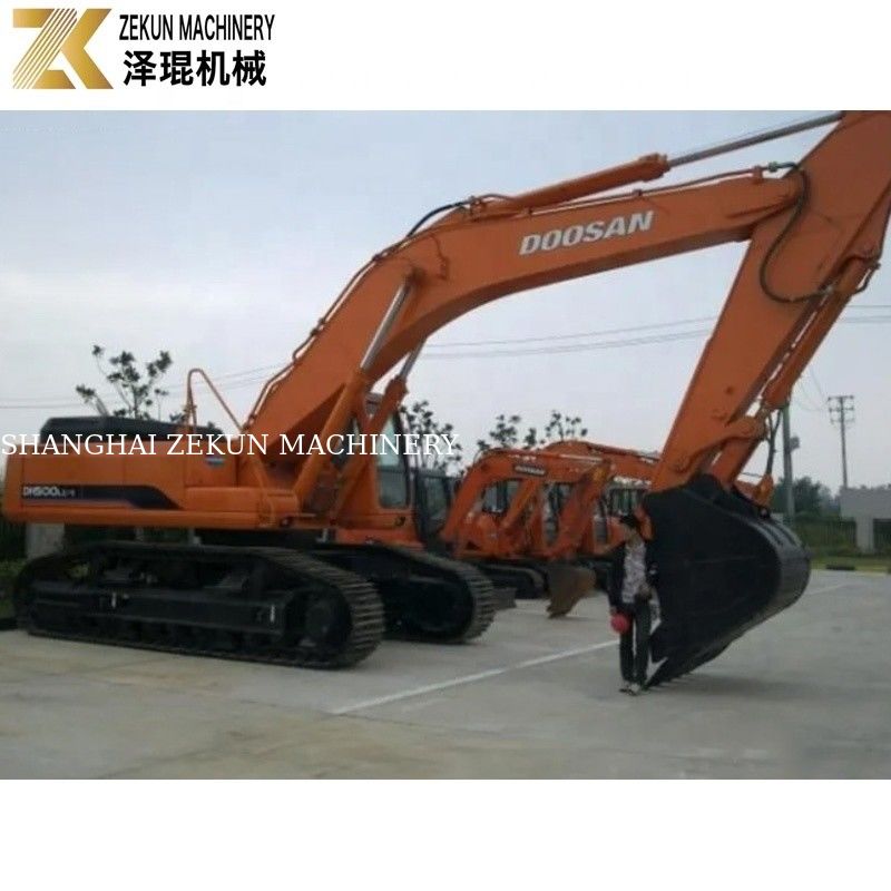 Использованный экскаватор Doosan 500 2018 года DH500 DH500LC-7 Рабочая масса 46 тонн для тяжелой экскавации